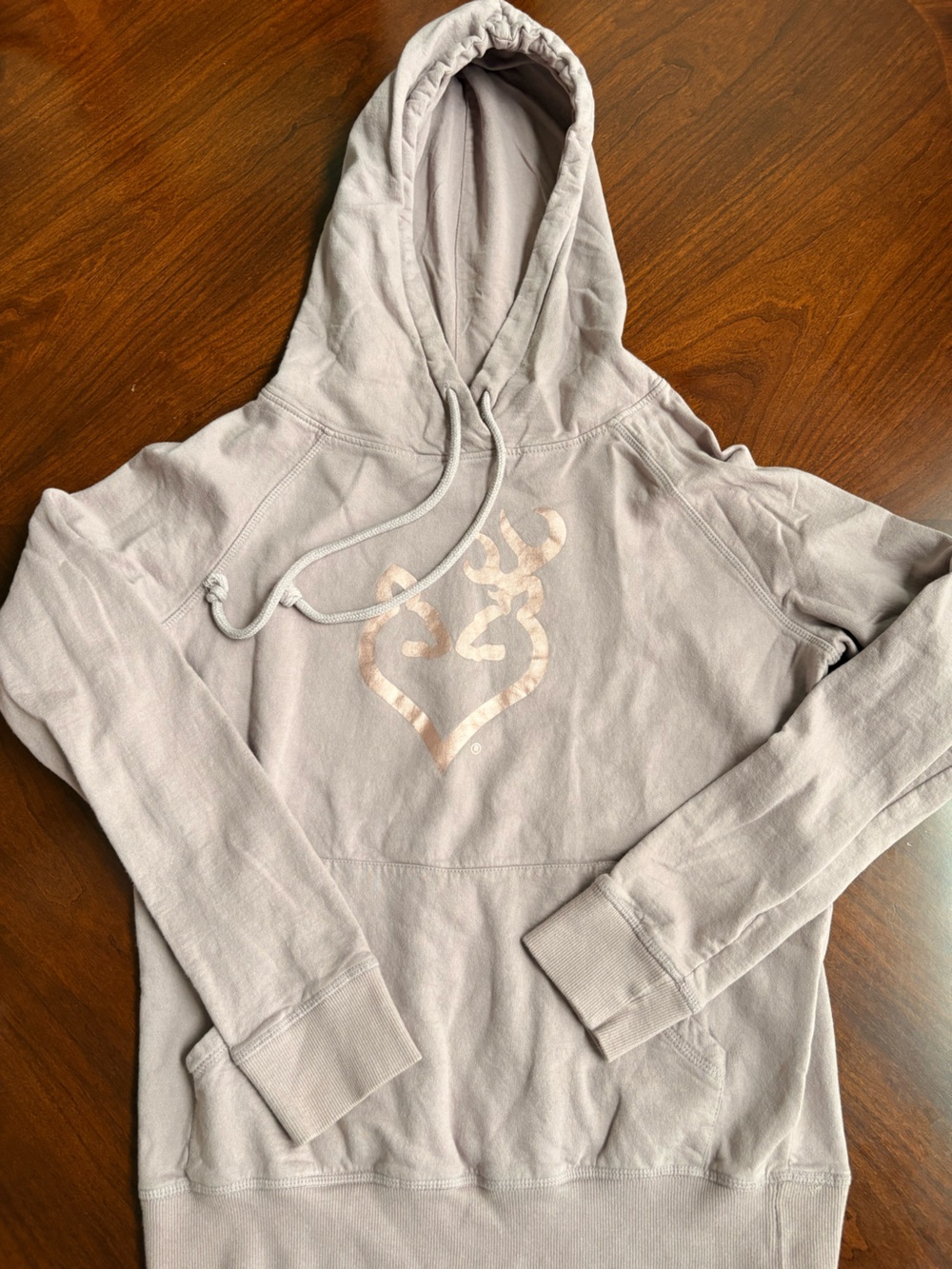 Lavender Browning women’s Hooded Sweatshirt Medium